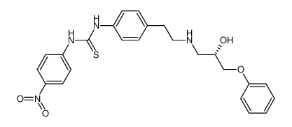 (S)-1-(4-{2-[(2-hydroxy-3-phenoxypropyl)amino]ethyl}phenyl)-3-(4-nitrophenyl)thiourea CAS:688306-68-5 manufacturer & supplier