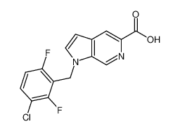 1-(3-chloro-2,6-difluorobenzyl)-1H-pyrrolo[2,3-c]pyridine-5-carboxylic acid CAS:688313-60-2 manufacturer & supplier