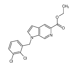 ethyl 1-(2,3-dichlorobenzyl)-1H-pyrrolo[2,3-c]pyridine-5-carboxylate CAS:688313-69-1 manufacturer & supplier