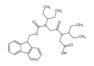 [(1-ethylpropyl){2-[(1-ethylpropyl)(9H-fluoren-9-ylmethoxycarbonyl)amino]acetyl}amino]acetic acid CAS:688315-34-6 manufacturer & supplier