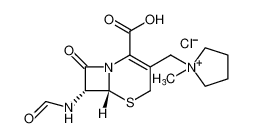 1-(((6R,7R)-2-carboxy-7-formamido-8-oxo-5-thia-1-azabicyclo[4.2.0]oct-2-en-3-yl)methyl)-1-methylpyrrolidin-1-ium chloride CAS:688320-95-8 manufacturer & supplier