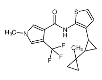 1-methyl-N-(3-(1'-methyl-[1,1'-bi(cyclopropan)]-2-yl)thiophen-2-yl)-4-(trifluoromethyl)-1H-pyrrole-3-carboxamide CAS:688324-79-0 manufacturer & supplier