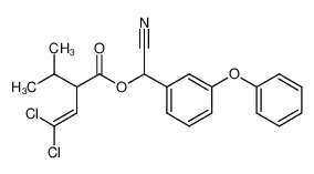 α-cyano-3-phenoxybenzyl α-(2,2-dichlorovinyl)isovalerate CAS:68834-52-6 manufacturer & supplier