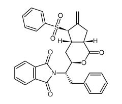 2-((S)-1-((3R,4aS,5R,7aS)-6-methylene-1-oxo-5-(phenylsulfonyl)octahydrocyclopenta[c]pyran-3-yl)-2-phenylethyl)isoindoline-1,3-dione CAS:688349-21-5 manufacturer & supplier