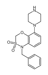 1-Benzyl-5-piperazin-1-yl-1H-benzo[1,3,4]oxathiazine 2,2-dioxide CAS:688363-77-1 manufacturer & supplier