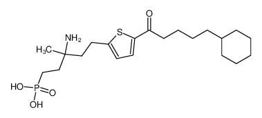 3-amino-3-methyl-5-[5-(5-cyclohexylpentanoyl)thiophen-2-yl]pentylphosphonic acid CAS:688365-97-1 manufacturer & supplier