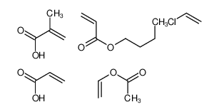 butyl prop-2-enoate,chloroethene,ethenyl acetate,2-methylprop-2-enoic acid,prop-2-enoic acid CAS:68845-03-4 manufacturer & supplier