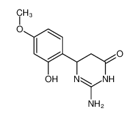 2-amino-4-(2-hydroxy-4-methoxyphenyl)-4,5-dihydro-1H-pyrimidin-6-one CAS:68845-92-1 manufacturer & supplier