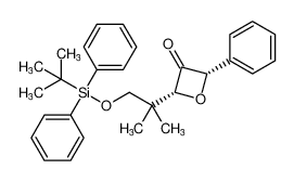 rel-(2R,4S)-2-(1-((tert-butyldiphenylsilyl)oxy)-2-methylpropan-2-yl)-4-phenyloxetan-3-one CAS:688743-89-7 manufacturer & supplier