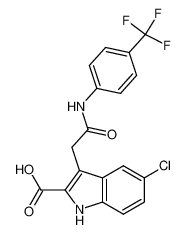 5-Chloro-3-[(4-trifluoromethyl-phenylcarbamoyl)-methyl]-1H-indole-2-carboxylic acid CAS:688748-36-9 manufacturer & supplier