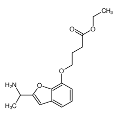 Butanoic acid, 4-[[2-(1-aminoethyl)-7-benzofuranyl]oxy]-, ethyl ester CAS:688757-85-9 manufacturer & supplier