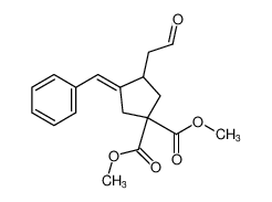 dimethyl (E)-3-benzylidene-4-(2-oxoethyl)cyclopentane-1,1-dicarboxylate CAS:688789-53-9 manufacturer & supplier