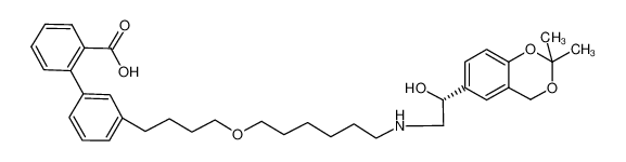 3'-{4-[(6-{[(2R)-2-(2,2-dimethyl-4H-1,3-benzodioxin-6-yl)-2-hydroxyethyl]amino}hexyl)oxy]butyl}-1,1'-biphenyl-2-carboxylic acid CAS:688798-26-7 manufacturer & supplier