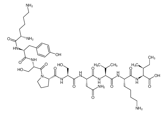 L-Isoleucine,L-lysyl-L-tyrosyl-L-seryl-L-prolyl-L-seryl-L-asparaginyl-L-valyl-L-lysyl- CAS:688805-40-5 manufacturer & supplier