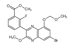 methyl 3-(6-bromo-3-methoxy-8-(methoxymethoxy)quinoxalin-2-yl)-2-fluorobenzoate CAS:688808-15-3 manufacturer & supplier