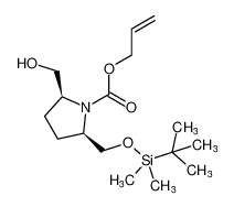 rel-allyl (2R,5S)-2-(((tert-butyldimethylsilyl)oxy)methyl)-5-(hydroxymethyl)pyrrolidine-1-carboxylate CAS:688809-68-9 manufacturer & supplier