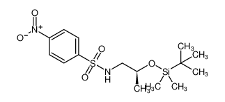 (S)-N-(2-((tert-butyldimethylsilyl)oxy)propyl)-4-nitrobenzenesulfonamide CAS:688810-14-2 manufacturer & supplier