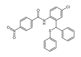 N-[4-Chloro-2-(phenyl-phenylsulfanyl-methyl)-phenyl]-4-nitro-benzamide CAS:68883-02-3 manufacturer & supplier