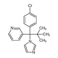 Pyridine, 3-[1-(4-chlorophenyl)-1-(1H-imidazol-1-yl)-2,2-dimethylpropyl]- CAS:68885-07-4 manufacturer & supplier