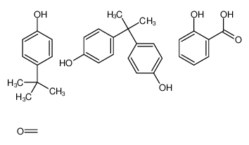 4-tert-butylphenol,formaldehyde,2-hydroxybenzoic acid,4-[2-(4-hydroxyphenyl)propan-2-yl]phenol CAS:68892-00-2 manufacturer & supplier