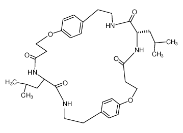 (7S,18S)-7,18-diisobutyl-2,13-dioxa-6,9,17,20-tetraaza-1,12(1,4)-dibenzena-cyclodocosaphane-5,8,16,19-tetraone CAS:68898-97-5 manufacturer & supplier