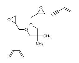 buta-1,3-diene,2-[[2,2-dimethyl-3-(oxiran-2-ylmethoxy)propoxy]methyl]oxirane,prop-2-enenitrile CAS:68909-14-8 manufacturer & supplier