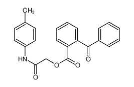 [2-(4-methylanilino)-2-oxoethyl] 2-benzoylbenzoate CAS:6891-78-7 manufacturer & supplier