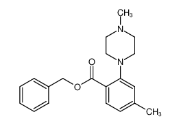 benzyl 4-methyl-2-(4-methyl-1-piperazinyl)benzoate CAS:689141-12-6 manufacturer & supplier