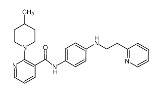 2-(4-methyl-1-piperidinyl)-N-(4-{[2-(2-pyridinyl)ethyl]amino}phenyl)nicotinamide CAS:689146-00-7 manufacturer & supplier