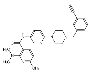 N-{6-[4-(3-cyanobenzyl)-1-piperazinyl]-3-pyridinyl}-2-(dimethylamino)-6-methylnicotinamide CAS:689147-38-4 manufacturer & supplier