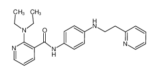 2-(diethylamino)-N-(4-{[2-(2-pyridinyl)ethyl]amino}phenyl)nicotinamide CAS:689151-80-2 manufacturer & supplier