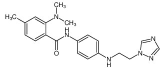 N-(4-((2-(1H-1,2,4-triazol-1-yl)ethyl)amino)phenyl)-2-(dimethylamino)-4-methylbenzamide CAS:689154-43-6 manufacturer & supplier