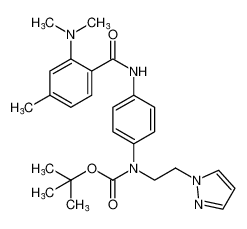 tert-butyl (2-(1H-pyrazol-1-yl)ethyl)(4-(2-(dimethylamino)-4-methylbenzamido)phenyl)carbamate CAS:689158-49-4 manufacturer & supplier