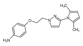 4-{2-[3-(2,5-dimethyl-1H-pyrrol-1-yl)-1H-pyrazol-1-yl]ethoxy}aniline CAS:689159-75-9 manufacturer & supplier