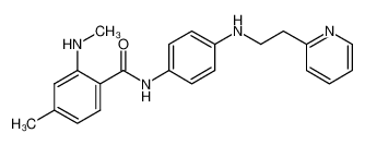 4-methyl-2-(methylamino)-N-(4-{[2-(2-pyridinyl)ethyl]amino}phenyl)benzamide CAS:689162-42-3 manufacturer & supplier