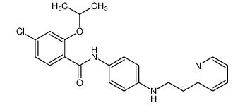 4-chloro-2-isopropoxy-N-(4-((2-(pyridin-2-yl)ethyl)amino)phenyl)benzamide CAS:689165-42-2 manufacturer & supplier