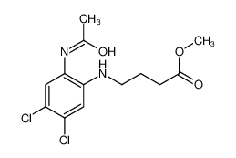 methyl 4-(2-acetamido-4,5-dichloroanilino)butanoate CAS:68921-70-0 manufacturer & supplier