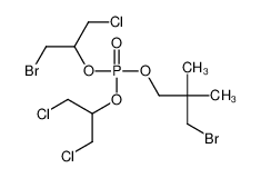 (1-bromo-3-chloropropan-2-yl) (3-bromo-2,2-dimethylpropyl) 1,3-dichloropropan-2-yl phosphate CAS:68921-85-7 manufacturer & supplier