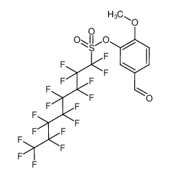 1,1,2,2,3,3,4,4,5,5,6,6,7,7,8,8,8-Heptadecafluoro-octane-1-sulfonic acid 5-formyl-2-methoxy-phenyl ester CAS:689247-73-2 manufacturer & supplier