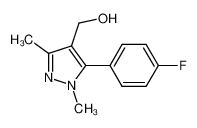 (5-(4-fluorophenyl)-1,3-dimethyl-1H-pyrazol-4-yl)methanol CAS:689250-73-5 manufacturer & supplier