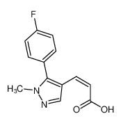 2-Propenoic acid, 3-[5-(4-fluorophenyl)-1-methyl-1H-pyrazol-4-yl]-, (2Z)- CAS:689251-15-8 manufacturer & supplier