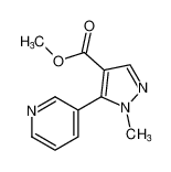 1H-Pyrazole-4-carboxylic acid, 1-methyl-5-(3-pyridinyl)-, methyl ester CAS:689251-90-9 manufacturer & supplier