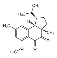 rel-(1R,3aS,9bS)-1-isopropyl-6-methoxy-3a,8-dimethyl-2,3,3a,9b-tetrahydro-1H-cyclopenta[a]naphthalene-4,5-dione CAS:689254-28-2 manufacturer & supplier