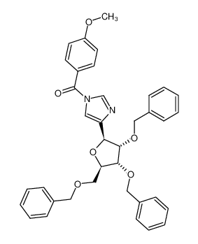 4-(2,3,5-tri-O-benzyl-β-D-ribofuranosyl)-1-(4-methoxybenzoyl)imidazole CAS:689260-56-8 manufacturer & supplier