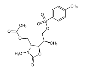 3-methyl-5-[1-methyl-2-(4-methylphenylsulfonyloxy)-(1R)-ethyl]-2-oxo-(4R,5R)-1,3-oxazolan-4-ylmethylacetate CAS:689283-32-7 manufacturer & supplier