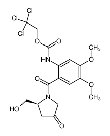 [2-((S)-2-Hydroxymethyl-4-oxo-pyrrolidine-1-carbonyl)-4,5-dimethoxy-phenyl]-carbamic acid 2,2,2-trichloro-ethyl ester CAS:689284-03-5 manufacturer & supplier