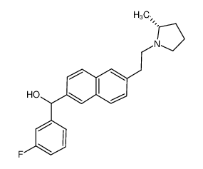 (3-fluorophenyl)(6-{2-[(2R)-2-methyl-1-pyrrolidinyl]ethyl}-2-naphthyl)methanol CAS:689291-03-0 manufacturer & supplier