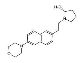 (R)-4-(6-(2-(2-methylpyrrolidin-1-yl)ethyl)naphthalen-2-yl)morpholine CAS:689292-23-7 manufacturer & supplier