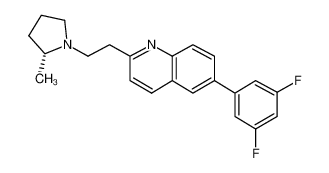 (R)-6-(3,5-difluorophenyl)-2-(2-(2-methylpyrrolidin-1-yl)ethyl)quinoline CAS:689292-30-6 manufacturer & supplier