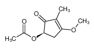 2-Cyclopenten-1-one, 5-(acetyloxy)-3-methoxy-2-methyl-, (5R)- CAS:689293-33-2 manufacturer & supplier